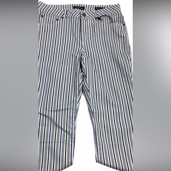 2 PAIRS NEEDLE & CLOTH STRIPED JEANS - Picture 6 of 11